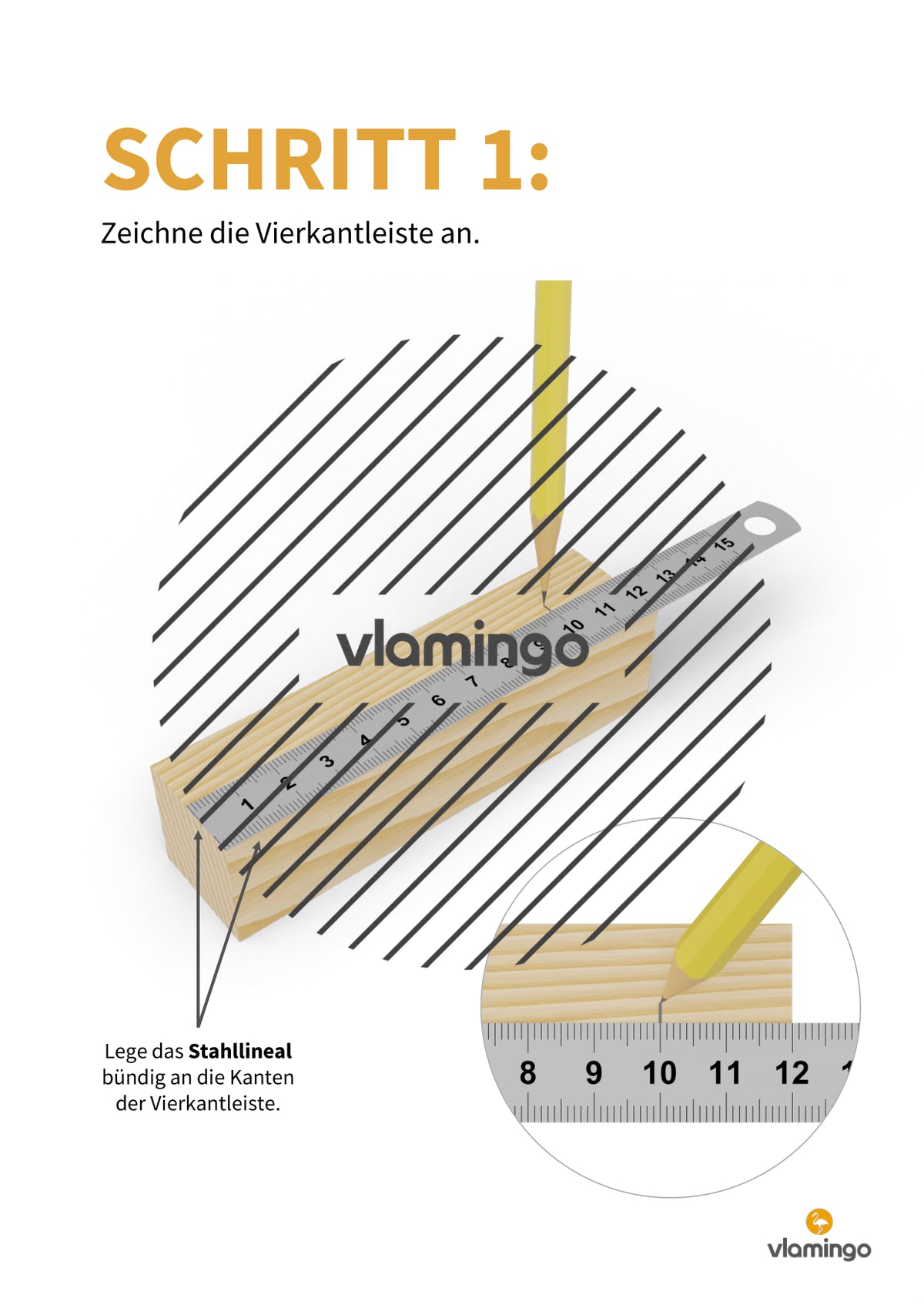 Namensschild aus Holz: Bauanleitung für den Werk- und Technikunterricht