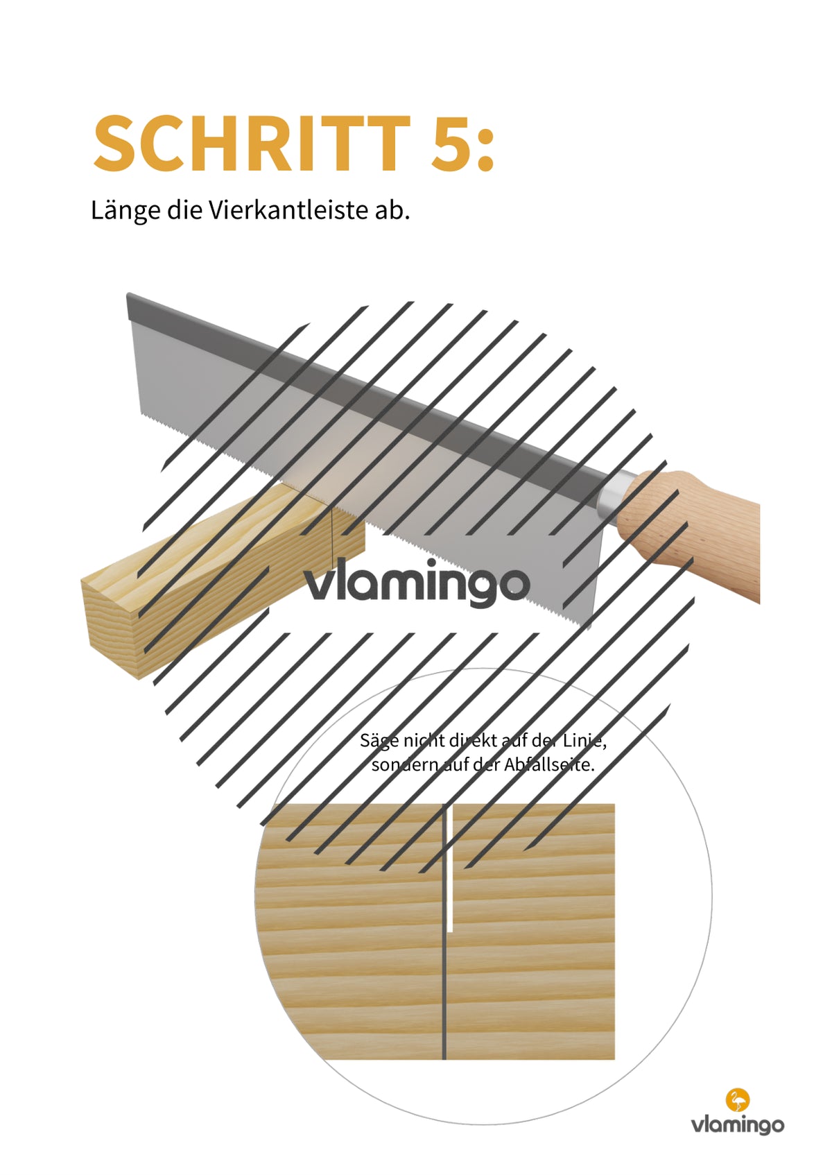 Namensschild aus Holz: Bauanleitung für den Werk- und Technikunterricht
