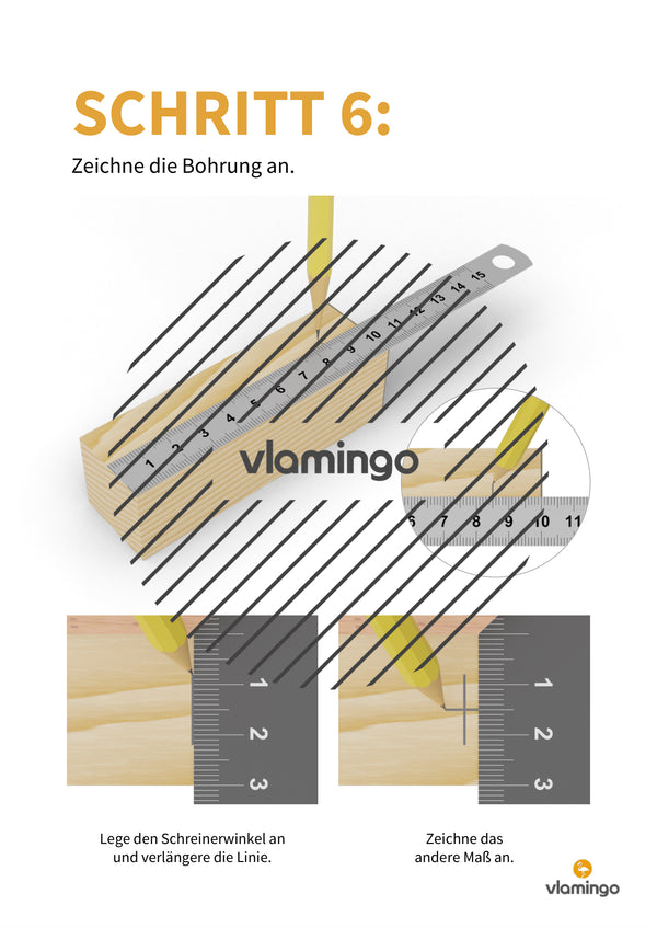Namensschild aus Holz: Bauanleitung für den Werk- und Technikunterricht