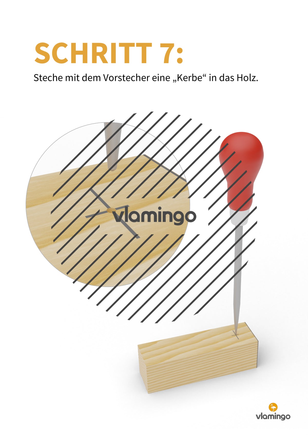 Namensschild aus Holz: Bauanleitung für den Werk- und Technikunterricht