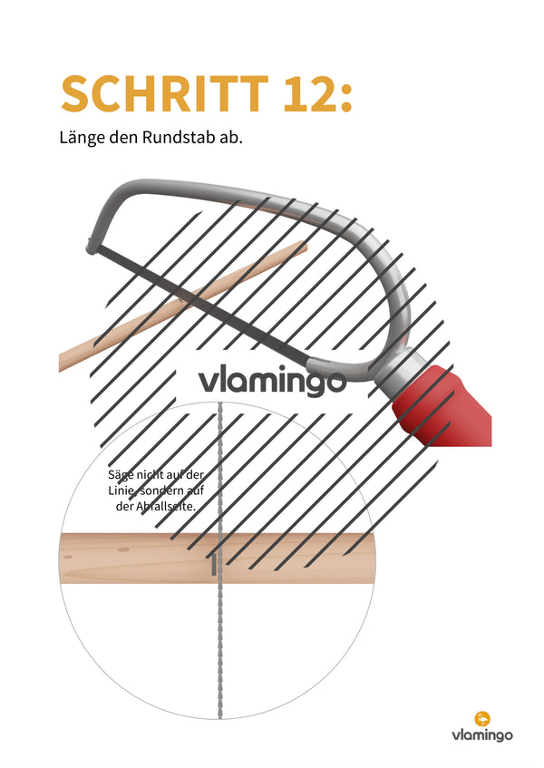 Namensschild aus Holz: Bauanleitung für den Werk- und Technikunterricht
