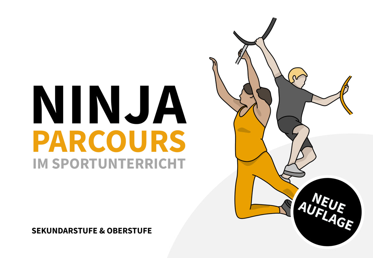 Ninja Parcours: 60+ Stationskarten für den Sportunterricht