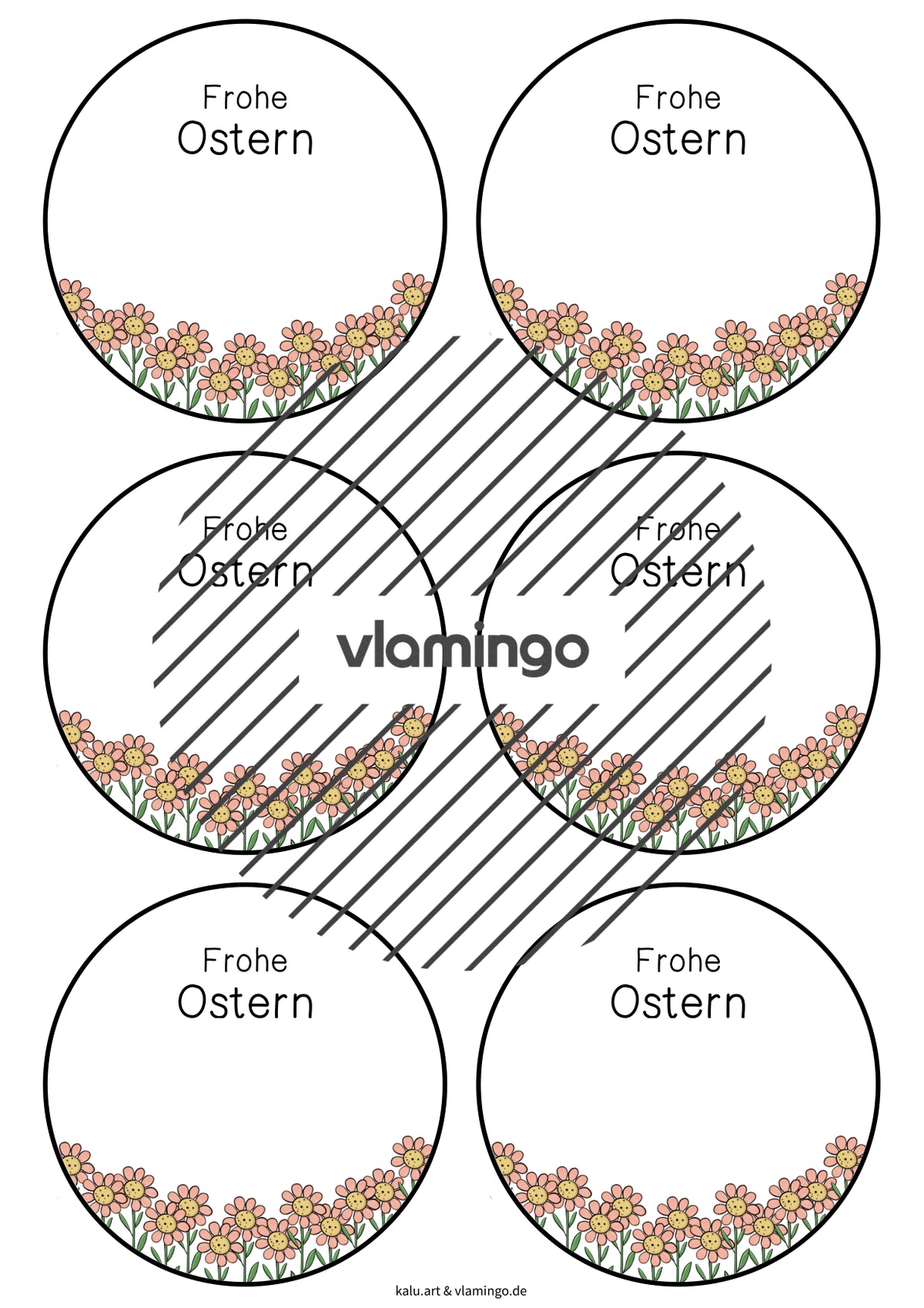 Ostergruß: Schoko-Marienkäfer (Feriengruß)