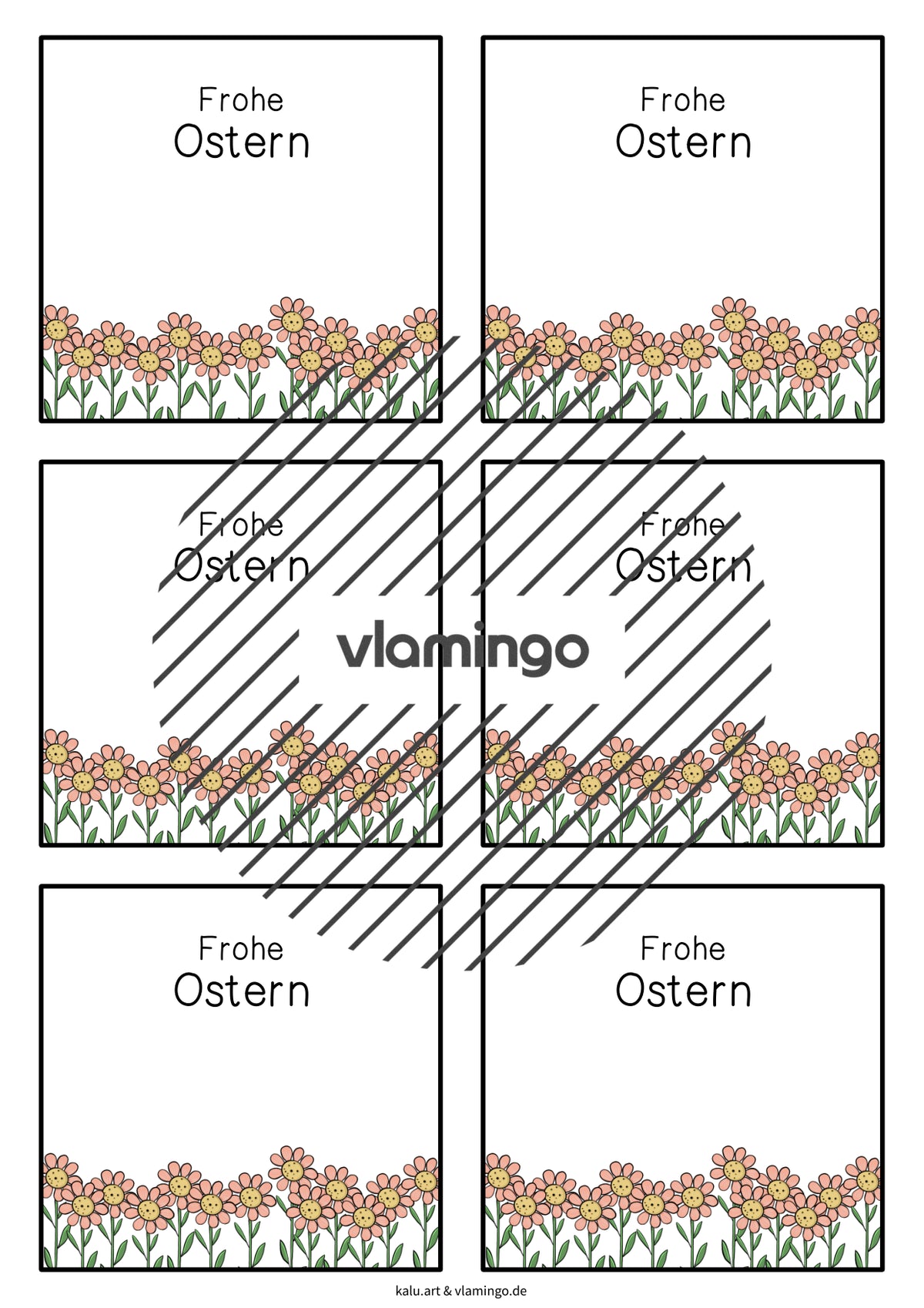 Ostergruß: Schoko-Marienkäfer (Feriengruß)