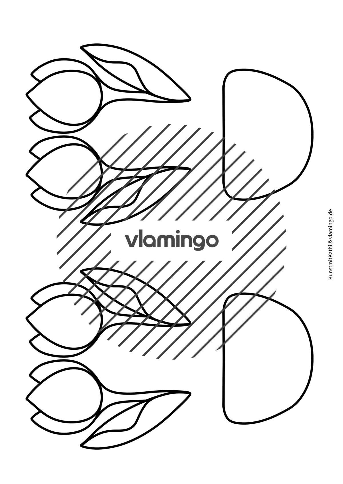 Ostern: Klappkarte zum Aufstellen und Verschenken (Kunst & Vertretung)