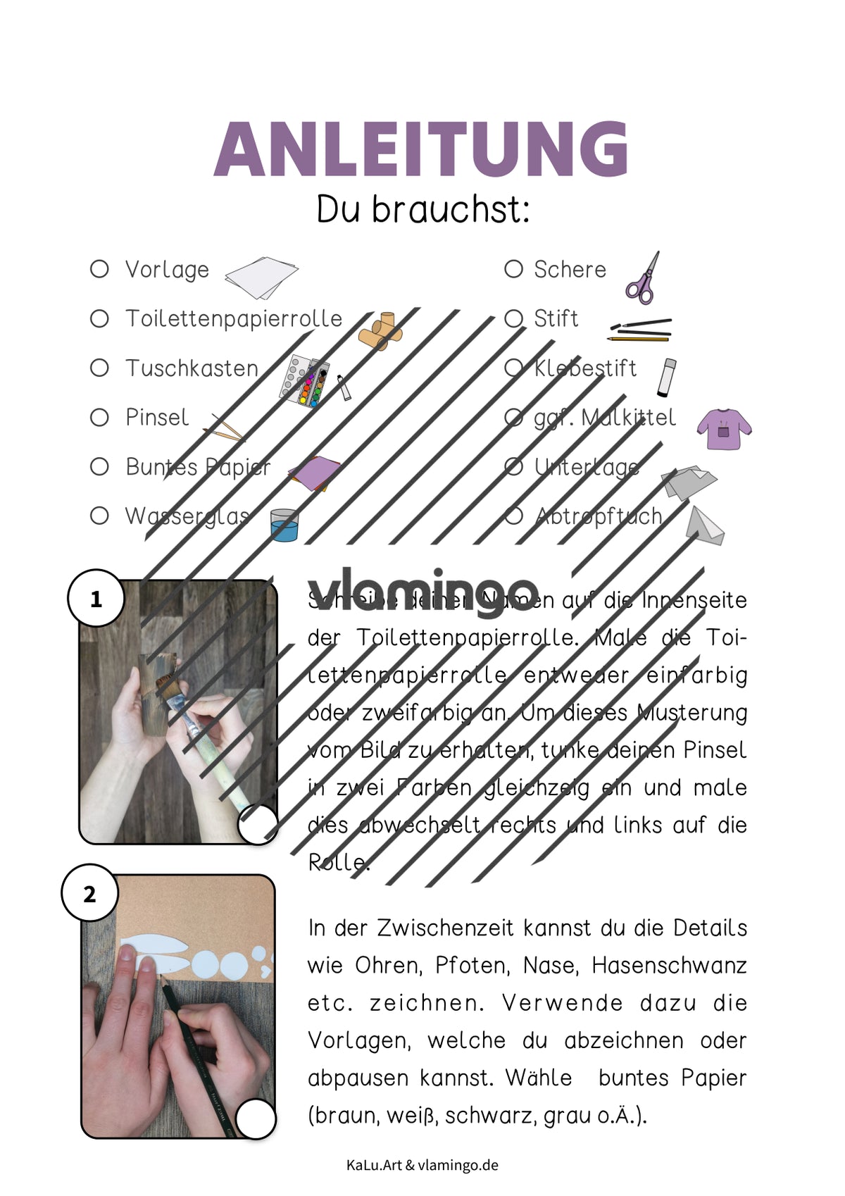 Osterhase: Bastelidee für die Osterzeit