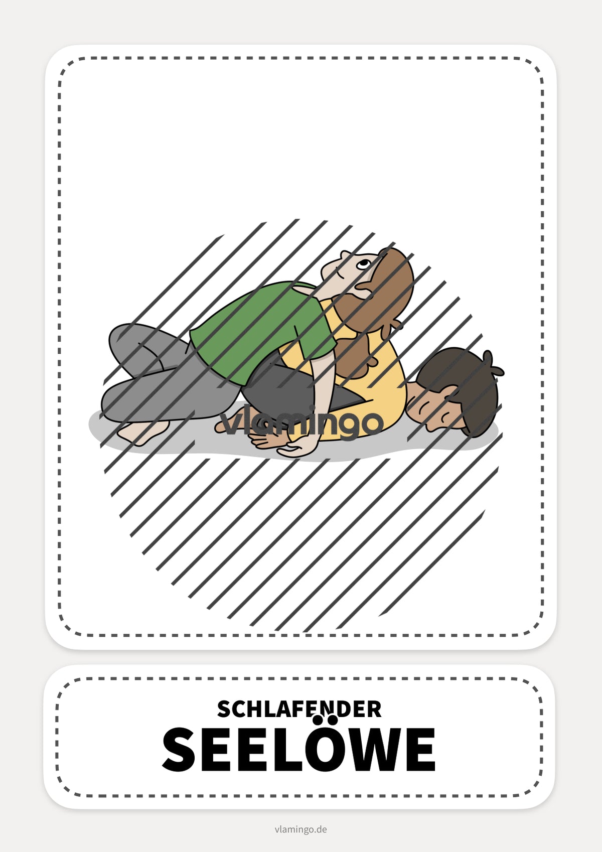 40 Partner-Yoga-Karten für zuhause, Kindergarten und Schule