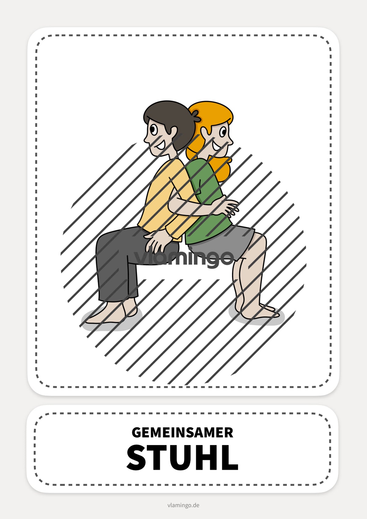 40 Partner-Yoga-Karten für zuhause, Kindergarten und Schule