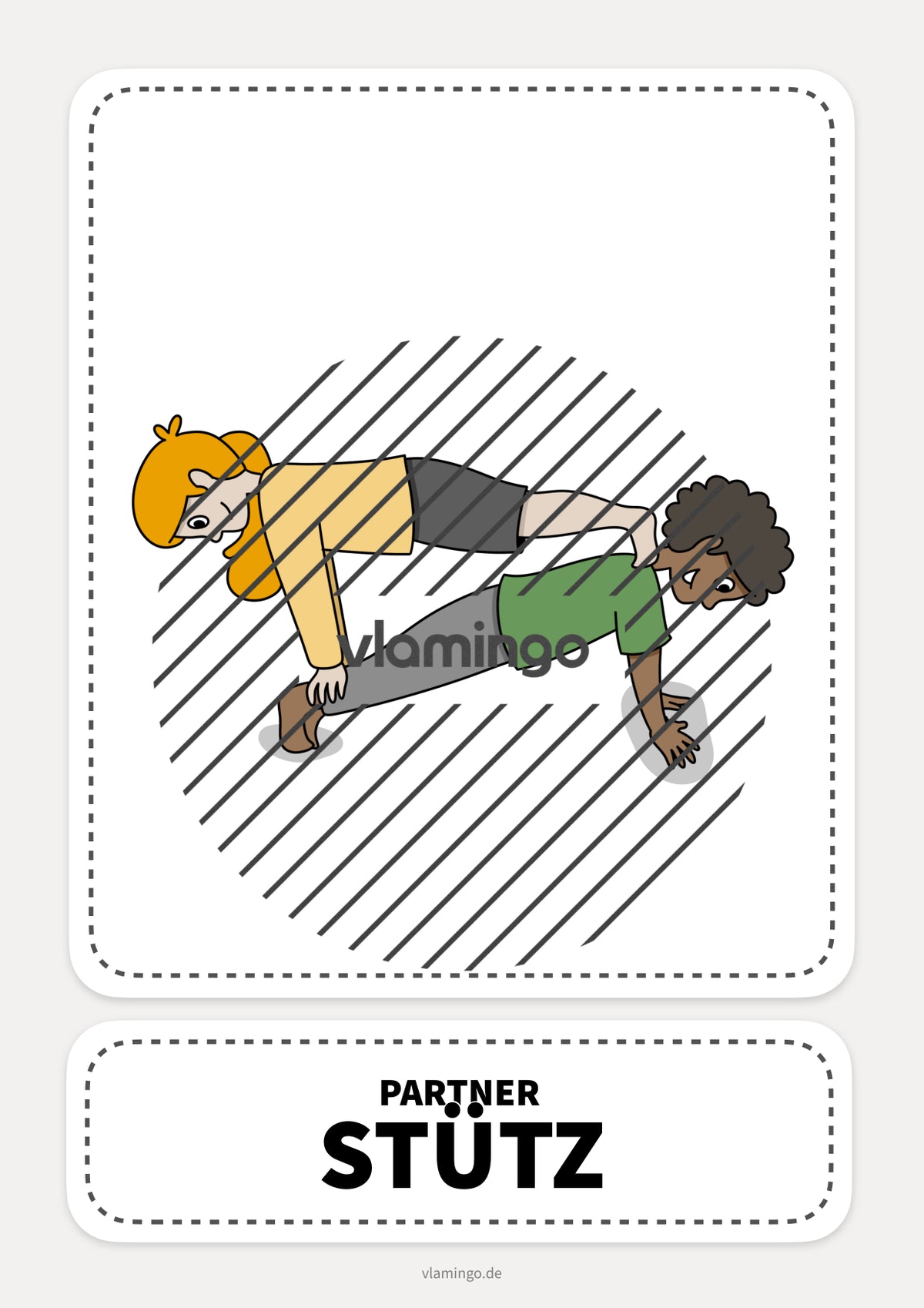 40 Partner-Yoga-Karten für zuhause, Kindergarten und Schule