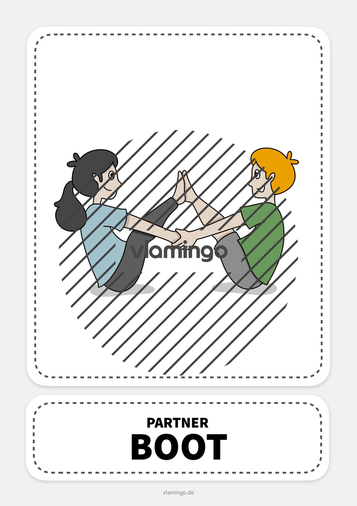 40 Partner-Yoga-Karten für zuhause, Kindergarten und Schule