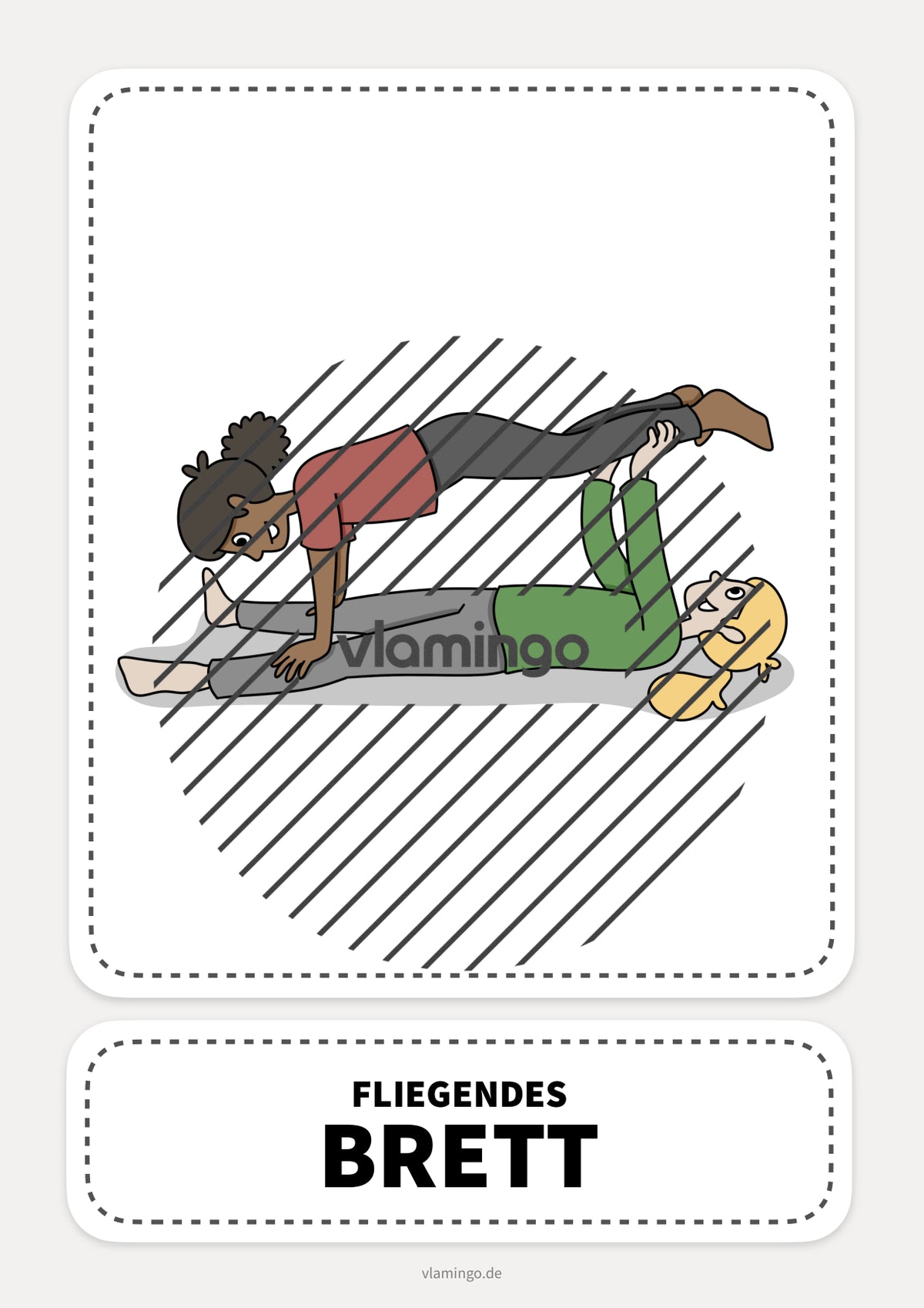 40 Partner-Yoga-Karten für zuhause, Kindergarten und Schule