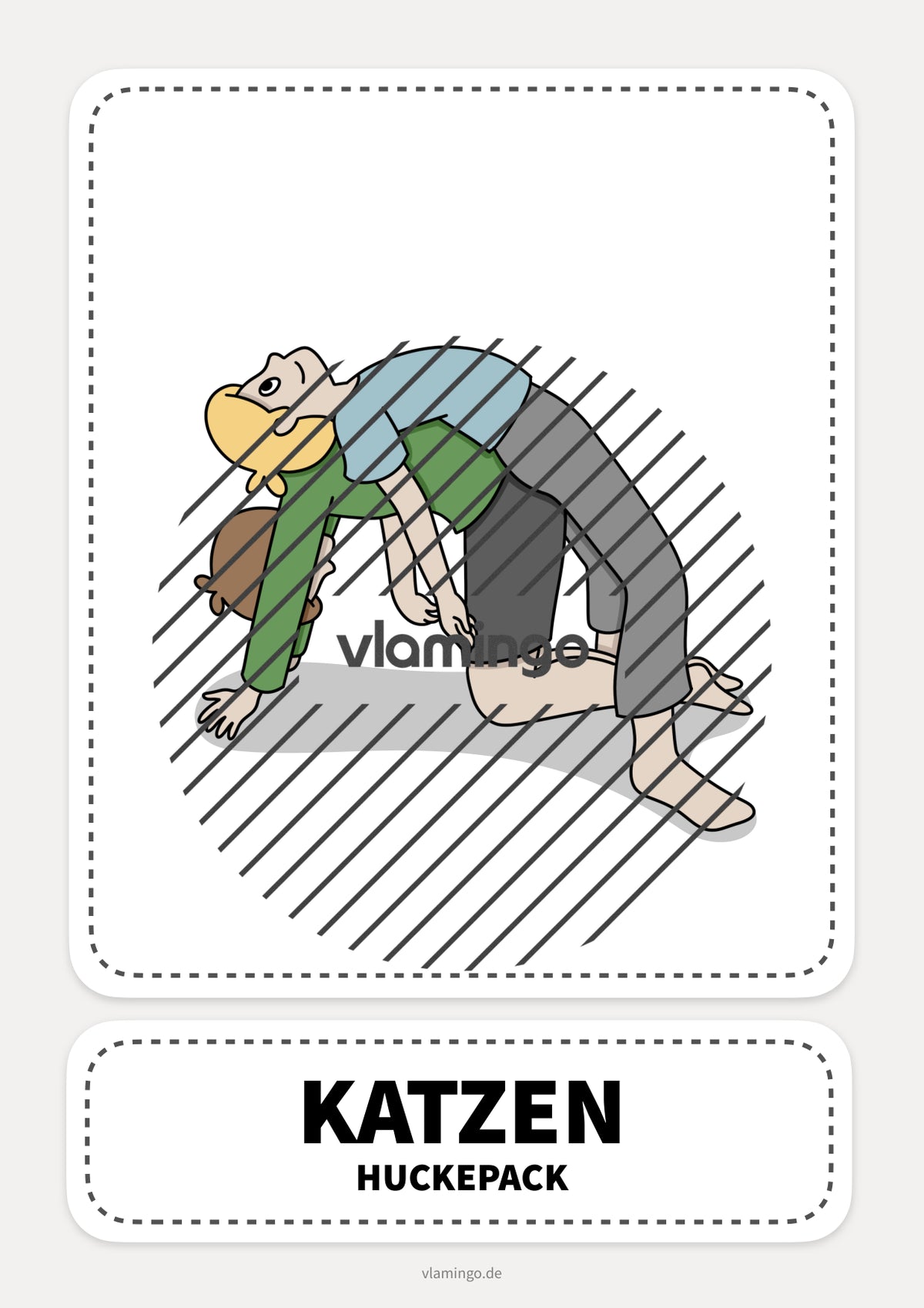 40 Partner-Yoga-Karten für zuhause, Kindergarten und Schule