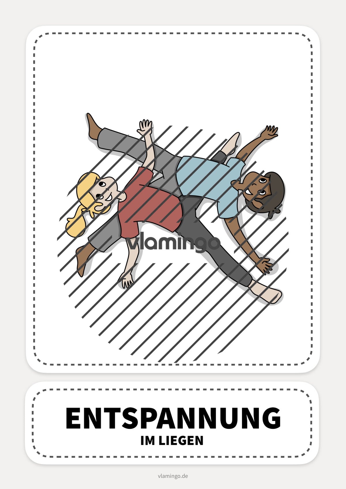 40 Partner-Yoga-Karten für zuhause, Kindergarten und Schule