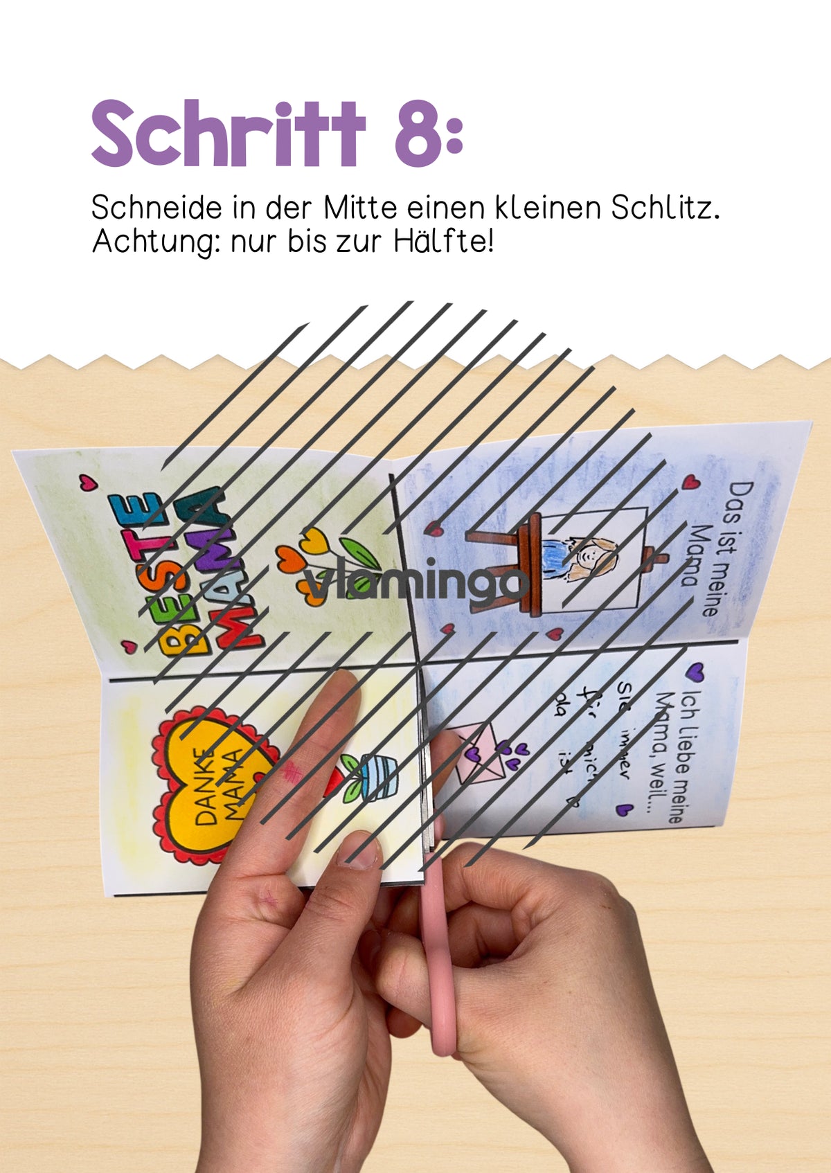 PopUp-Buch zum Muttertag & Vatertag (Bastelidee für Kinder)