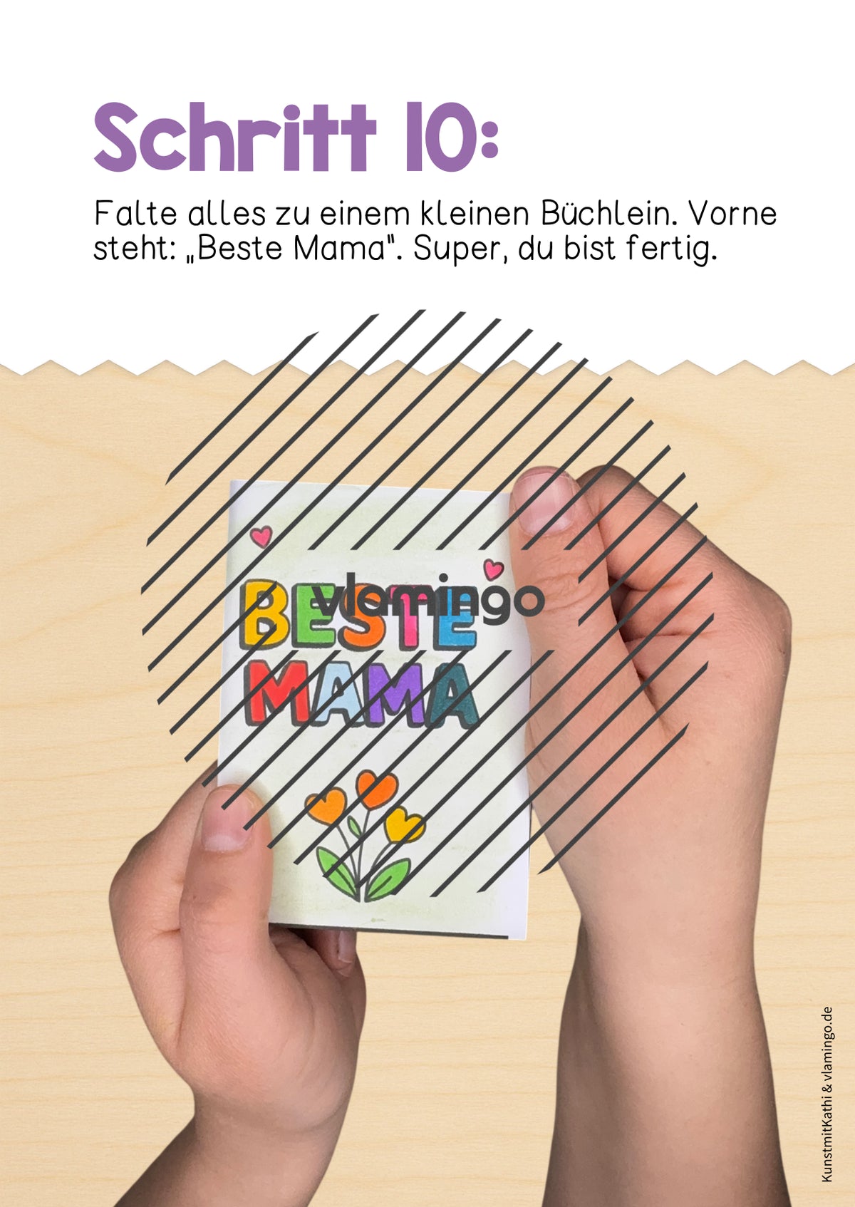 PopUp-Buch zum Muttertag & Vatertag (Bastelidee für Kinder)
