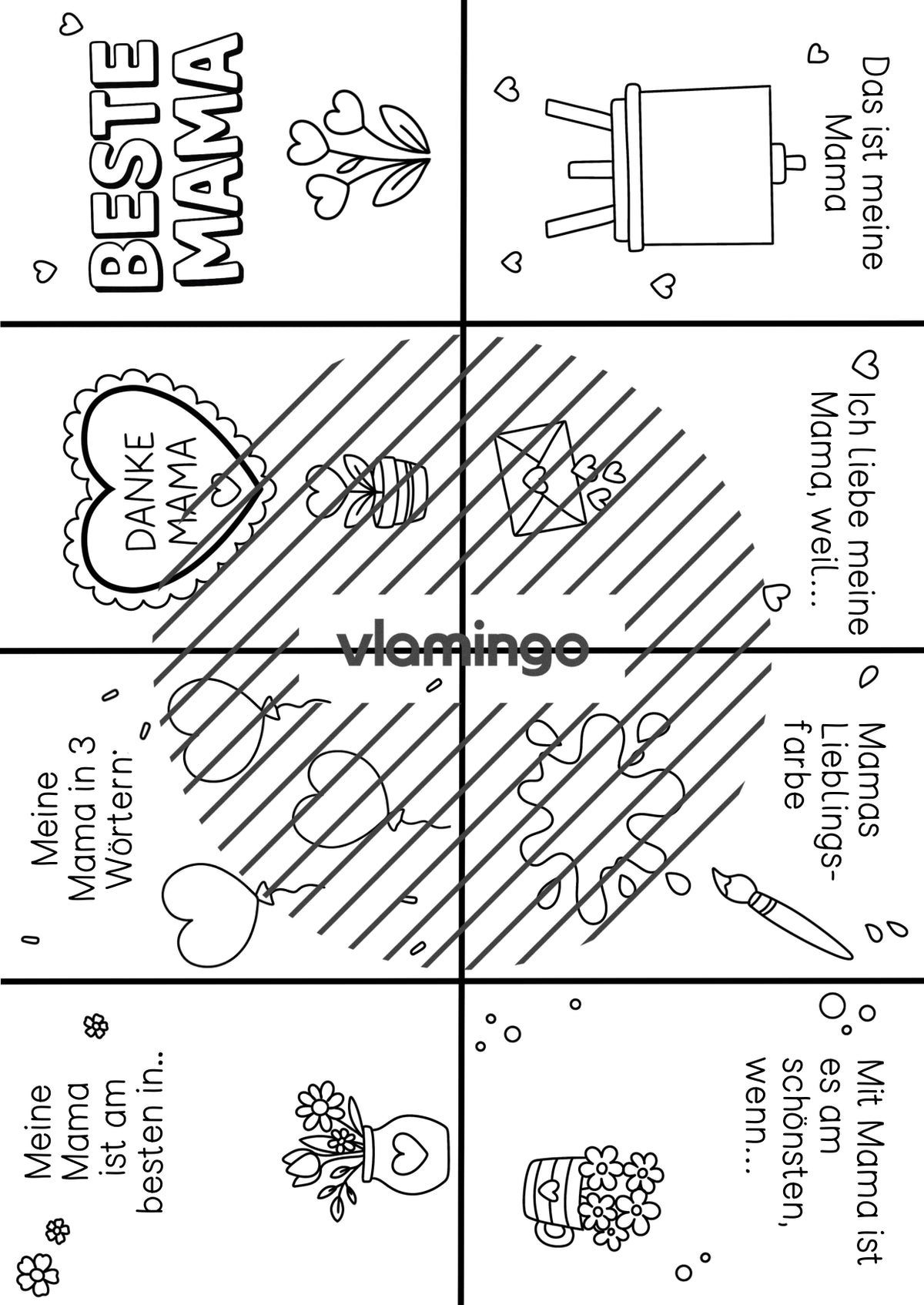 PopUp-Buch zum Muttertag & Vatertag (Bastelidee für Kinder)