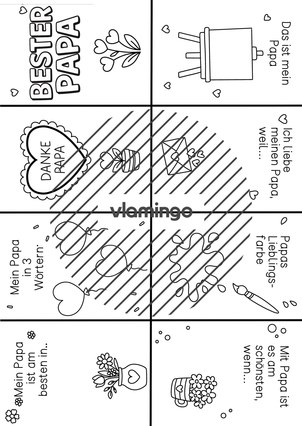 PopUp-Buch zum Muttertag & Vatertag (Bastelidee für Kinder)