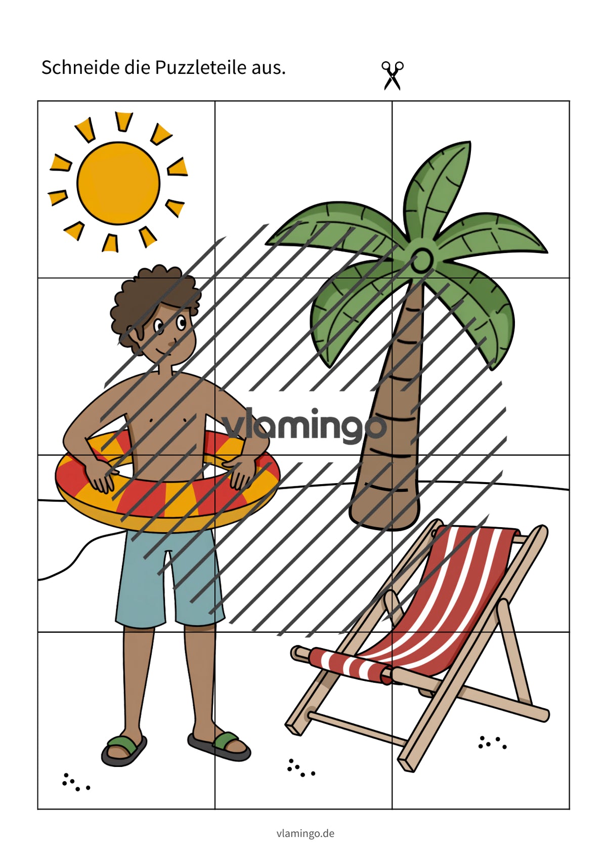 Puzzle-Lauf: Sommer-Edition für den Sportunterricht