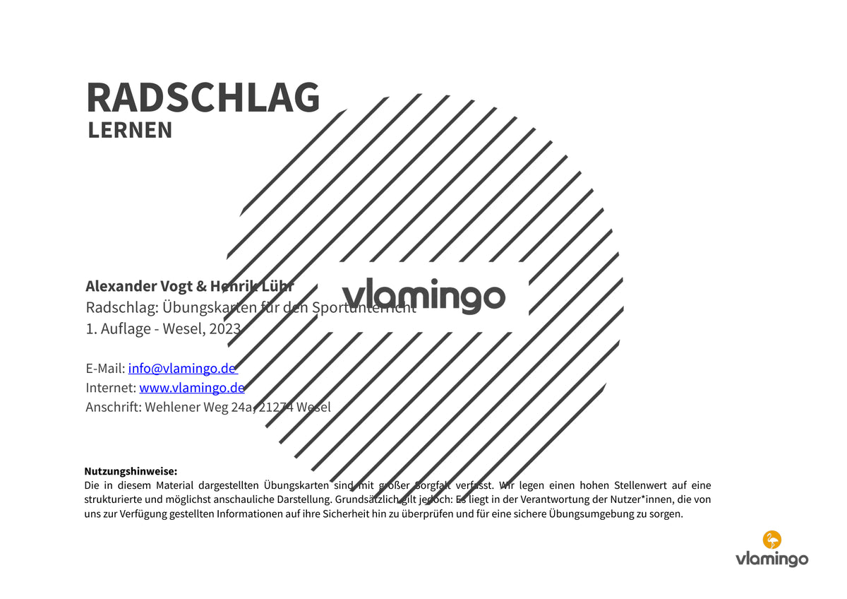 Radschlag: Übungskarten für den Sportunterricht
