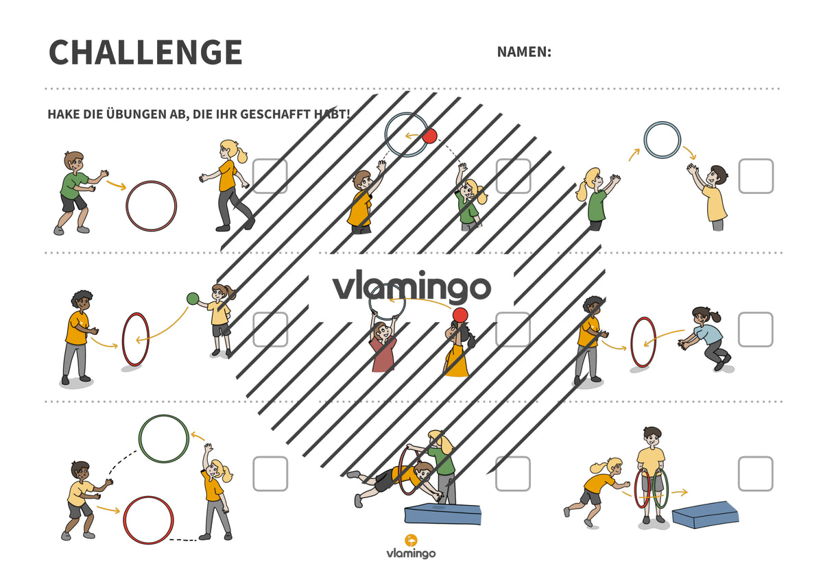 Reifen: 25+ Karten & Challenges für den Sportunterricht