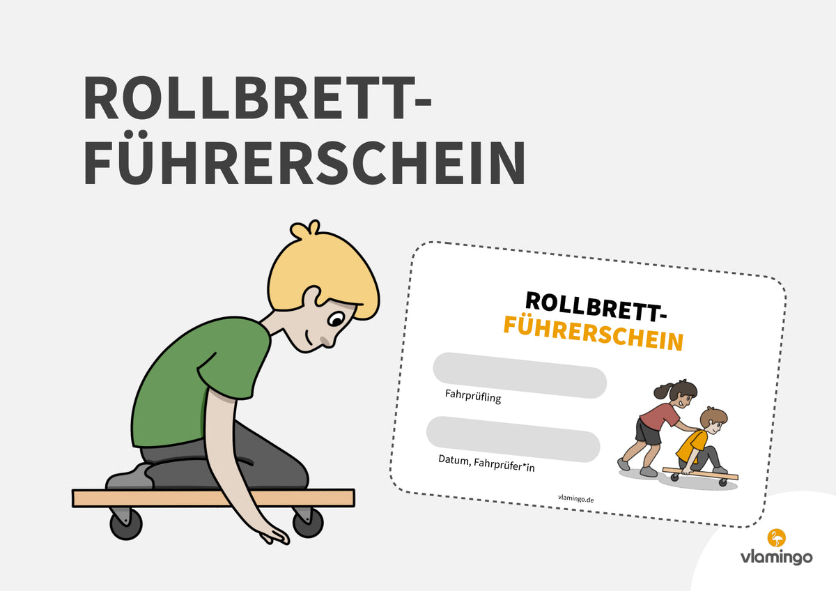 Rollbrettführerschein: 20+ Stationskarten für den Sportunterricht