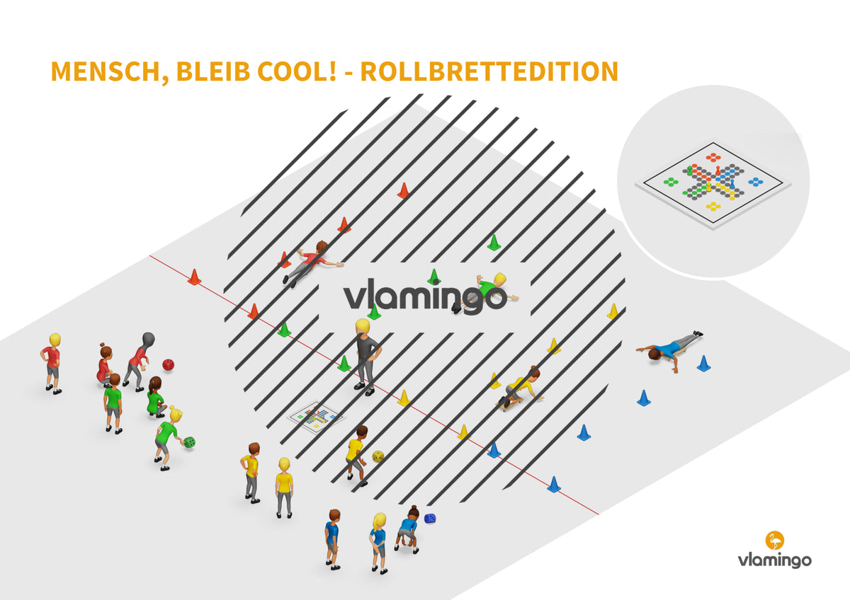 Rollbrettspiele für den Sportunterricht (Grundschule)