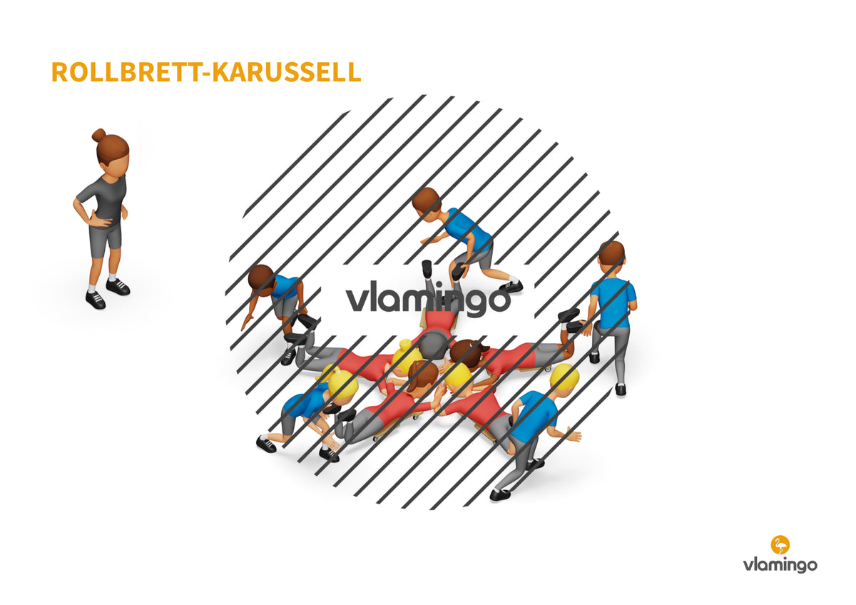 Rollbrettspiele für den Sportunterricht (Grundschule)