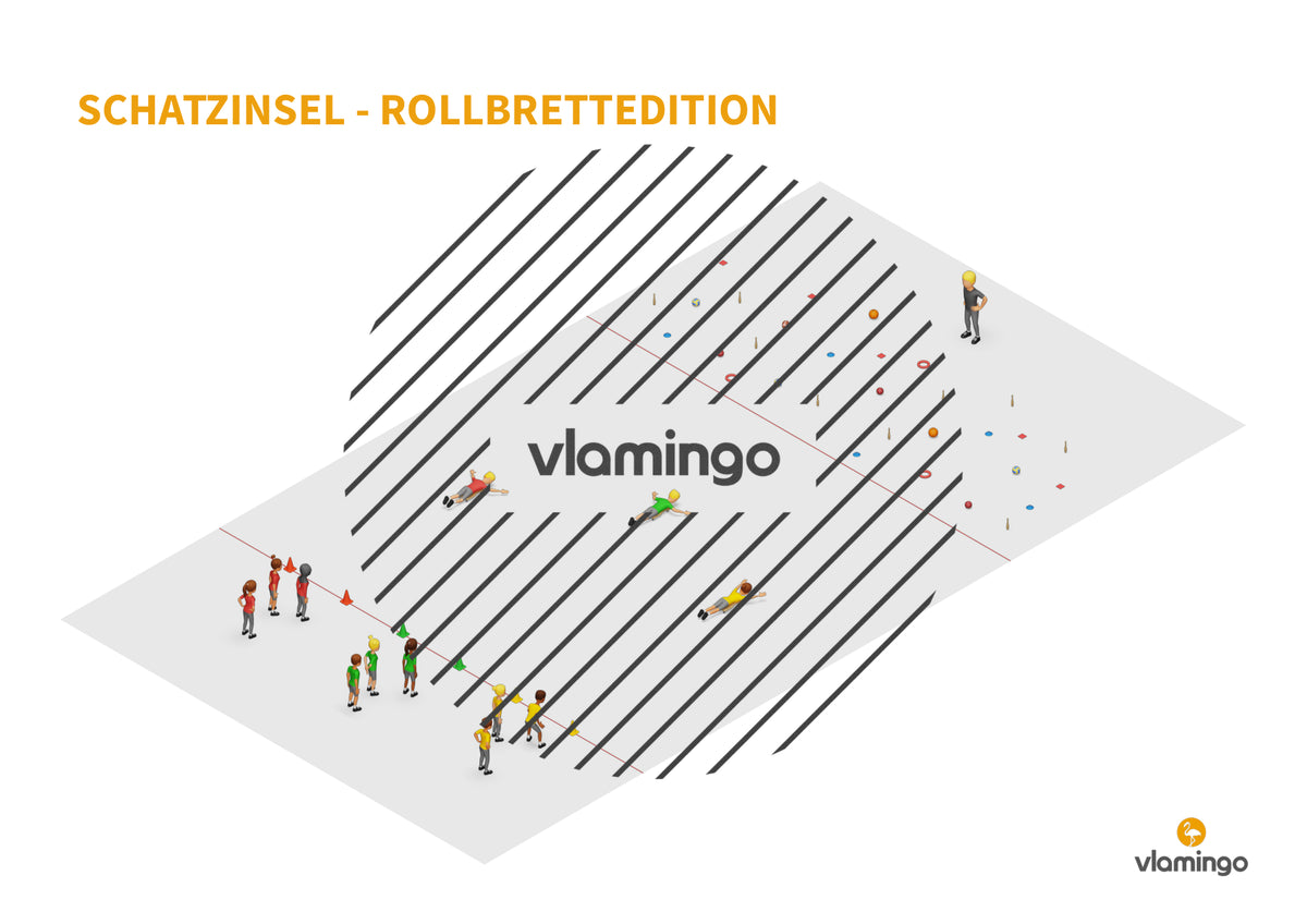Rollbrettspiele für den Sportunterricht (Grundschule)