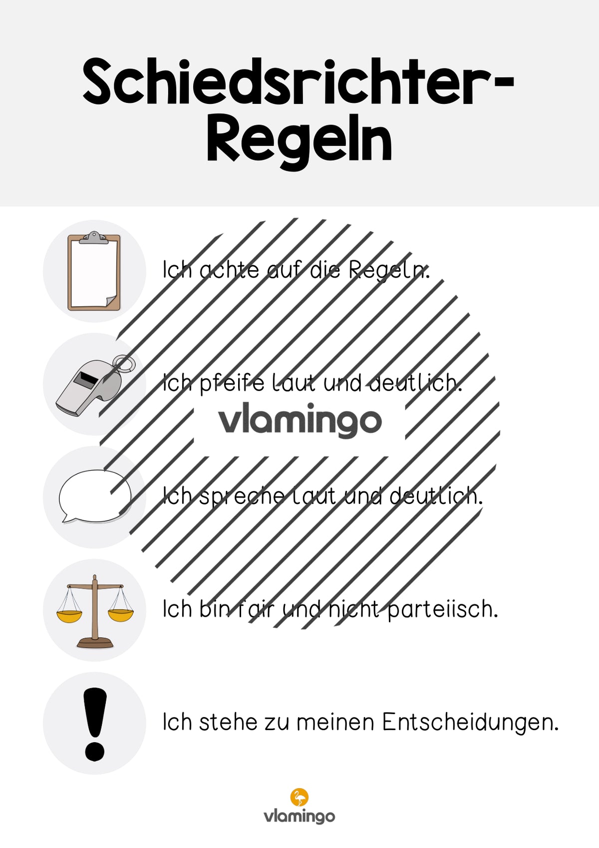 Schiedsrichter-Regeln im Sportunterricht