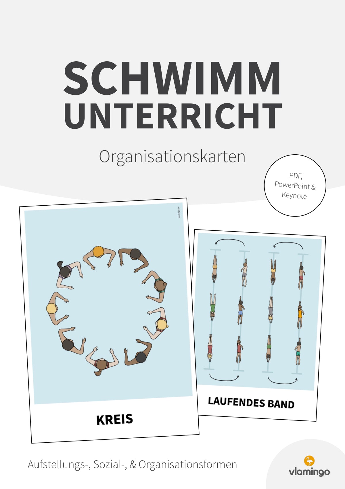 20+ Organisationskarten für den Schwimmunterricht