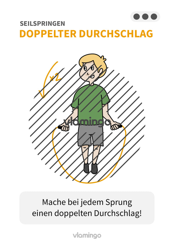Seilspringen: 20+ Übungskarten für den Sportunterricht