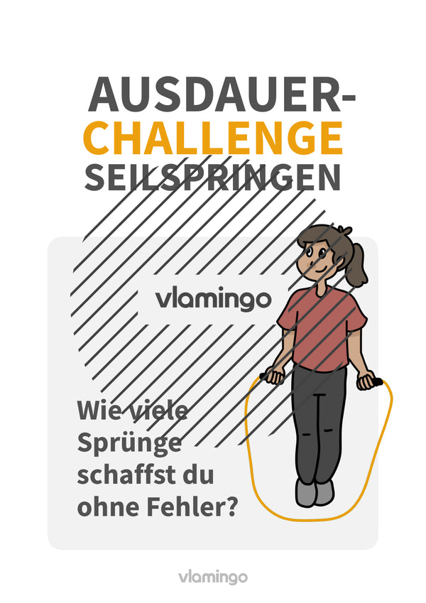 Seilspringen: 20+ Übungskarten für den Sportunterricht