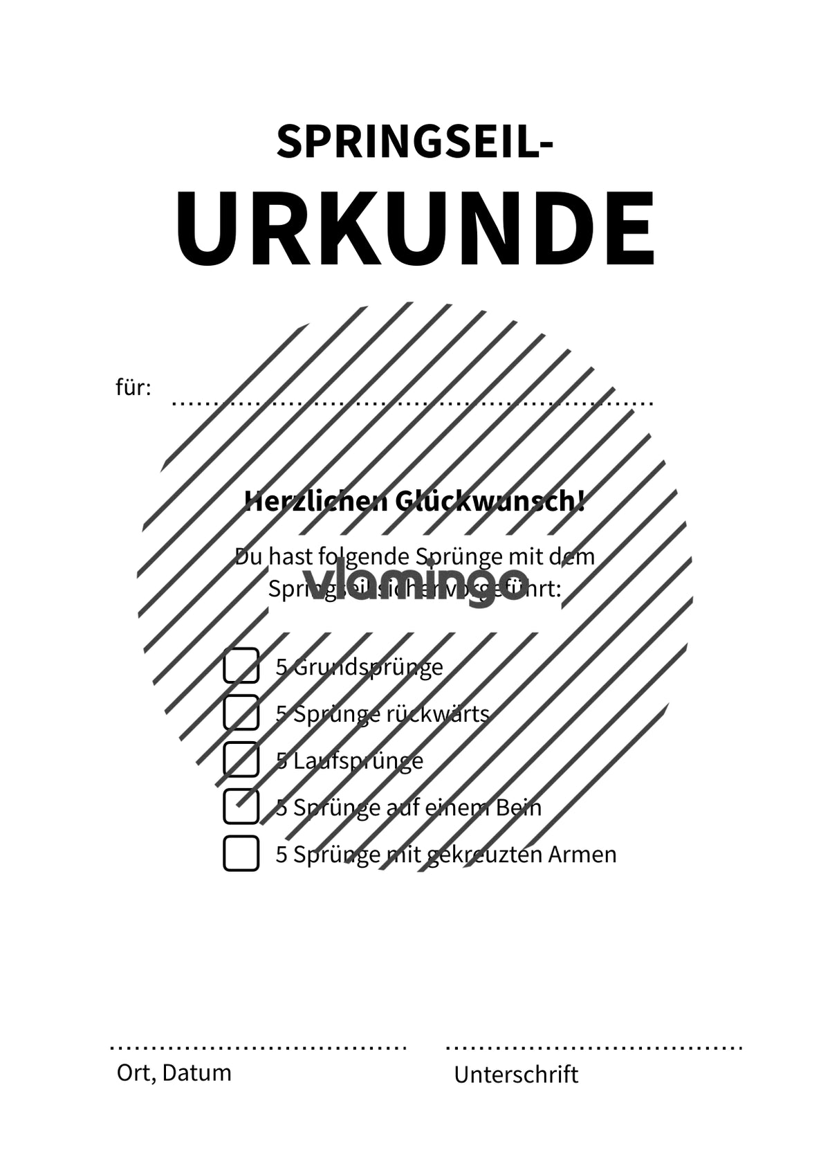Seilspringen: 20+ Übungskarten für den Sportunterricht