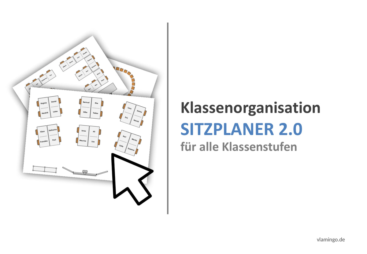 Sitzplaner 2.0 - Erstelle schnell & einfach einen Sitzplan für deine Klasse