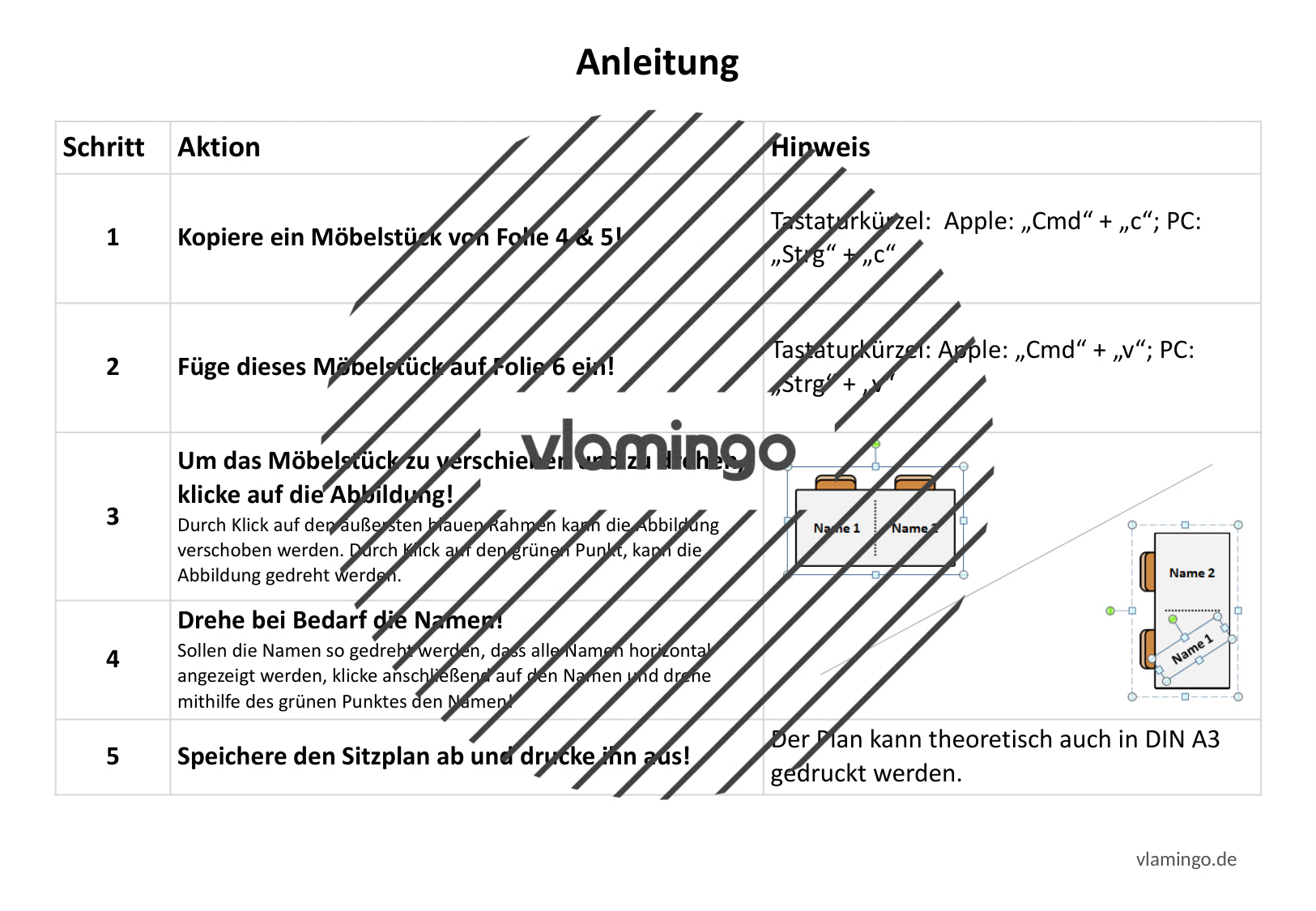 Sitzplaner 2.0 - Erstelle schnell & einfach einen Sitzplan für deine Klasse