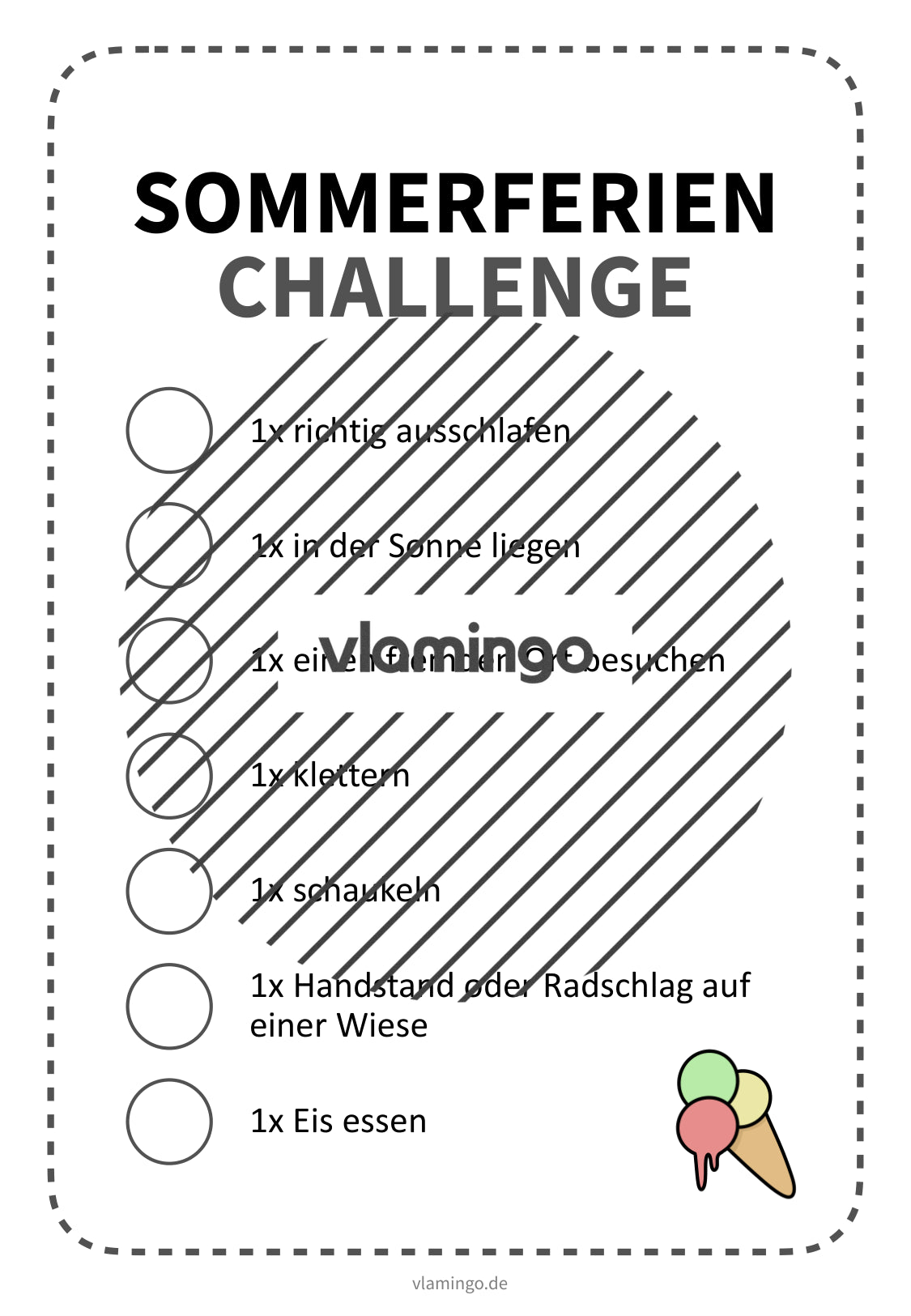 Sommerferien-Challenge