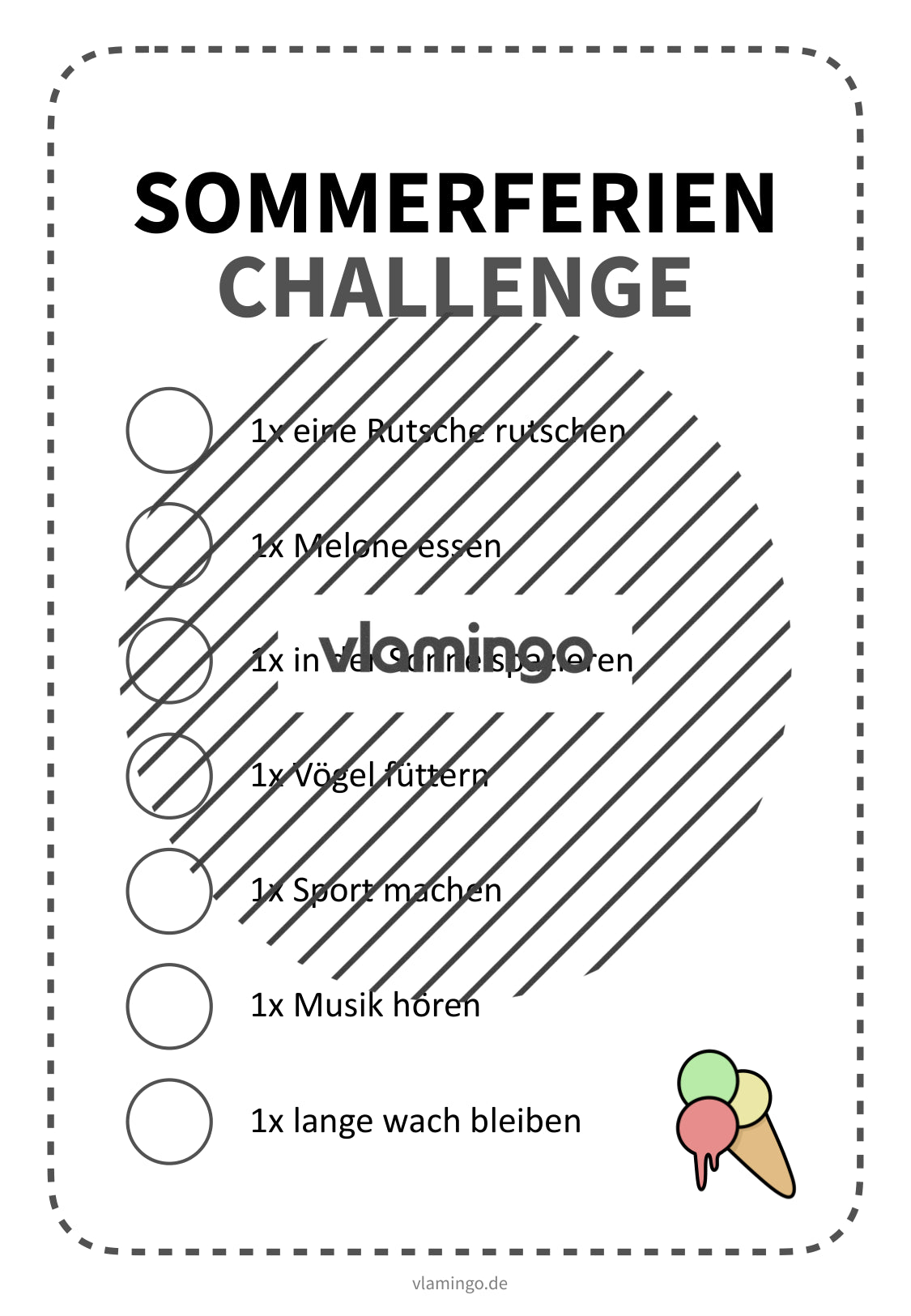 Sommerferien-Challenge