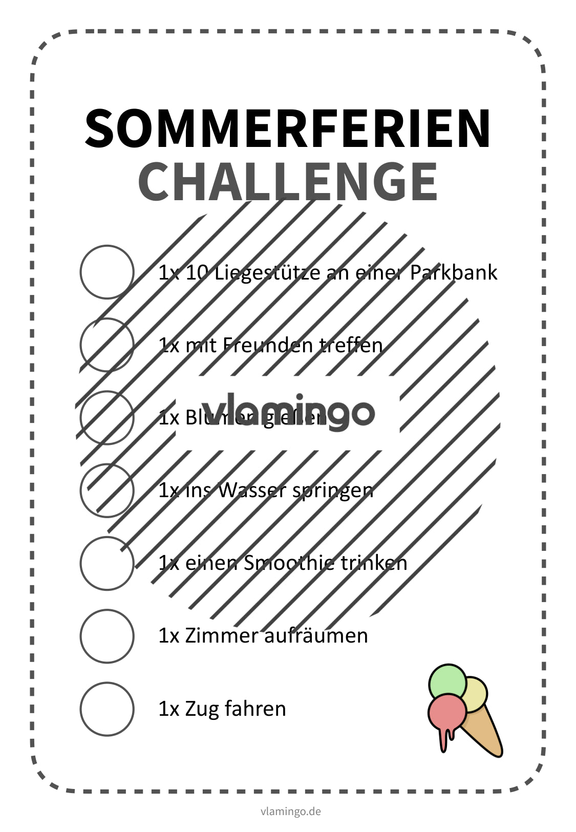 Sommerferien-Challenge