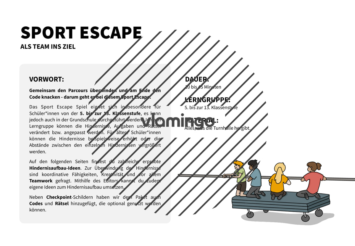 Sport Escape: Als Team ins Ziel (Sekundarstufe)