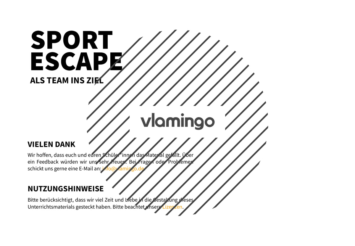 Sport Escape: Als Team ins Ziel (Sekundarstufe)
