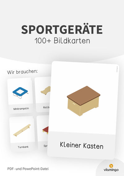 Sportgeräte: 100+ Bildkarten für den Sportunterricht