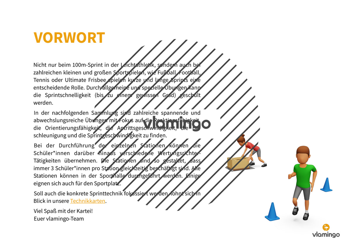 Sprint-Challenge: 30 Stationskarten für den Sportunterricht