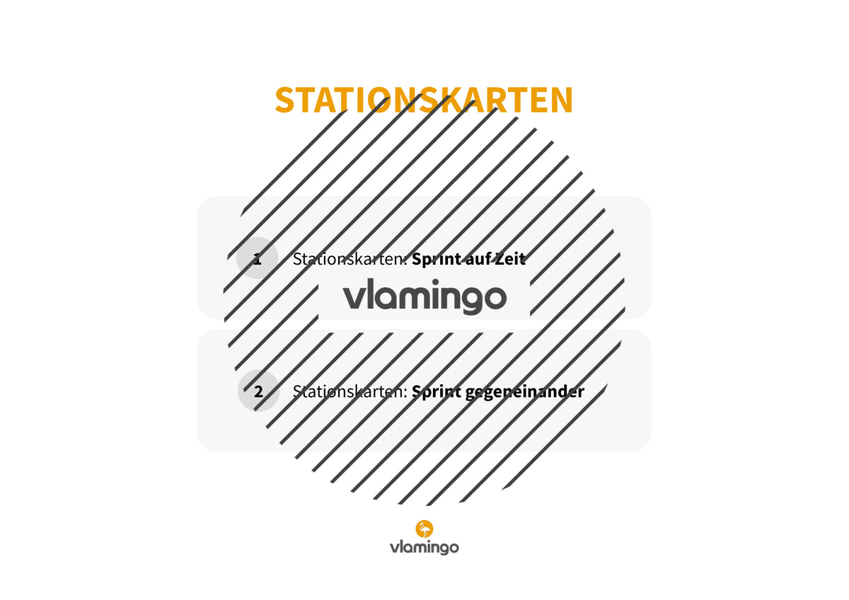 Sprint-Challenge: 30 Stationskarten für den Sportunterricht