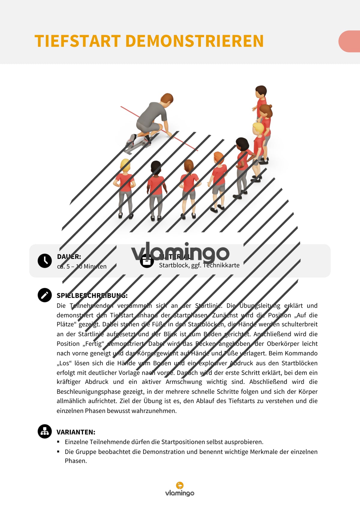 Sprinten im Sportunterricht: Das Praxis-Handbuch mit Übungen, Spielen und Technikkarten (Leichtathletik)