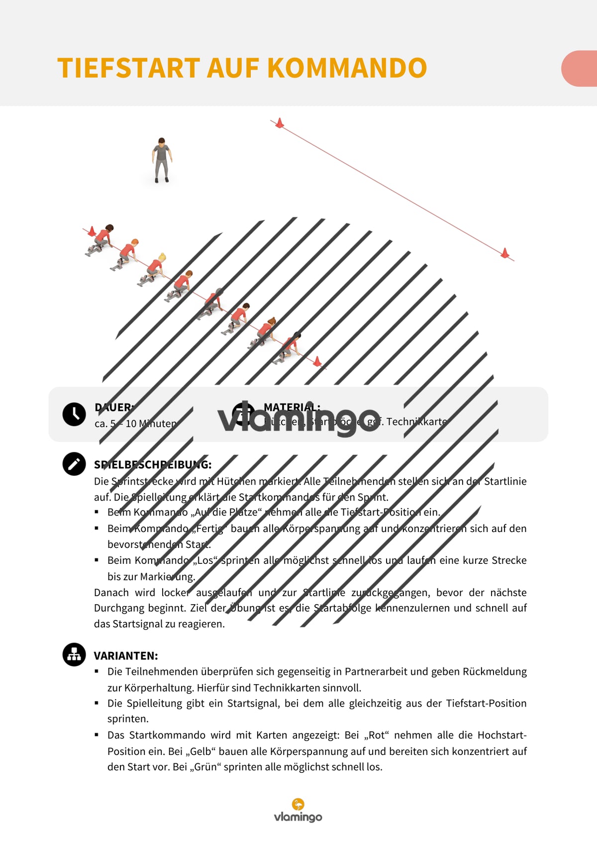 Sprinten im Sportunterricht: Das Praxis-Handbuch mit Übungen, Spielen und Technikkarten (Leichtathletik)