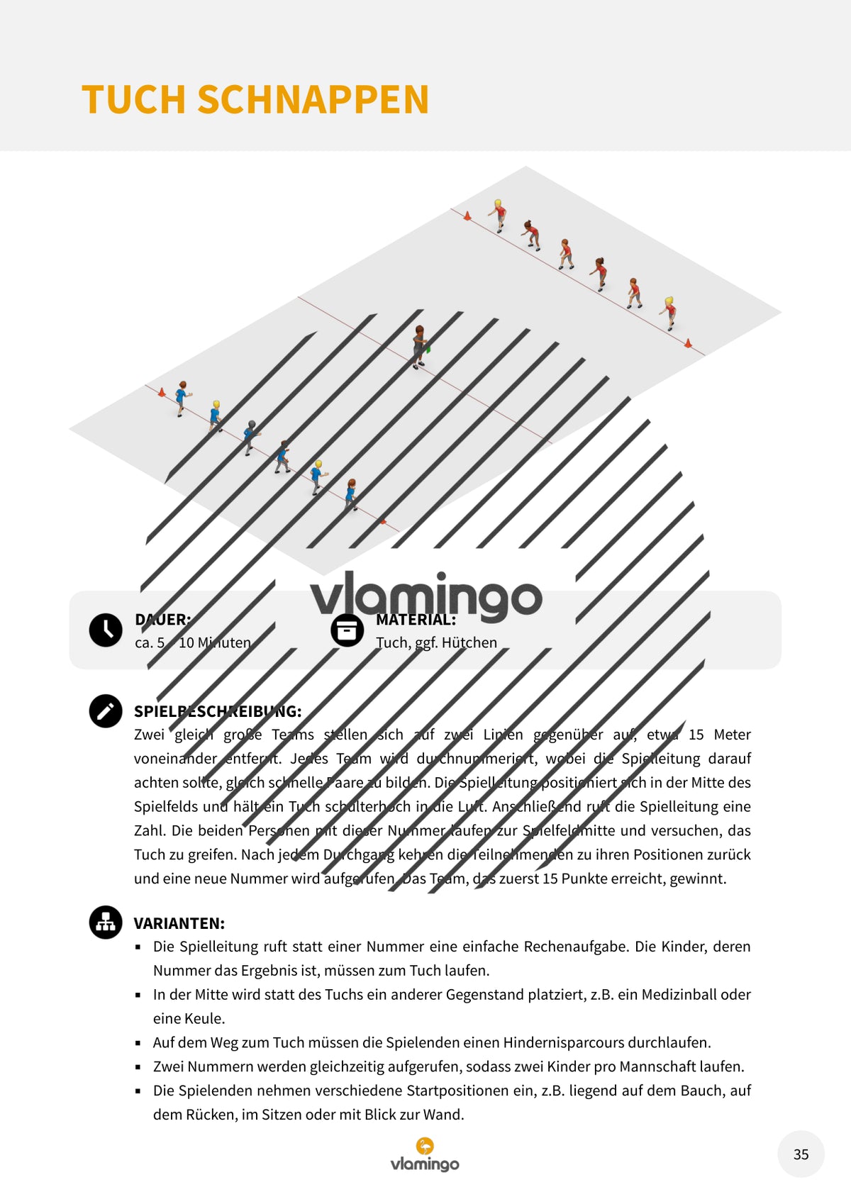 30 Sprintspiele für den Sportunterricht (Sprintstaffeln & Wettläufe)