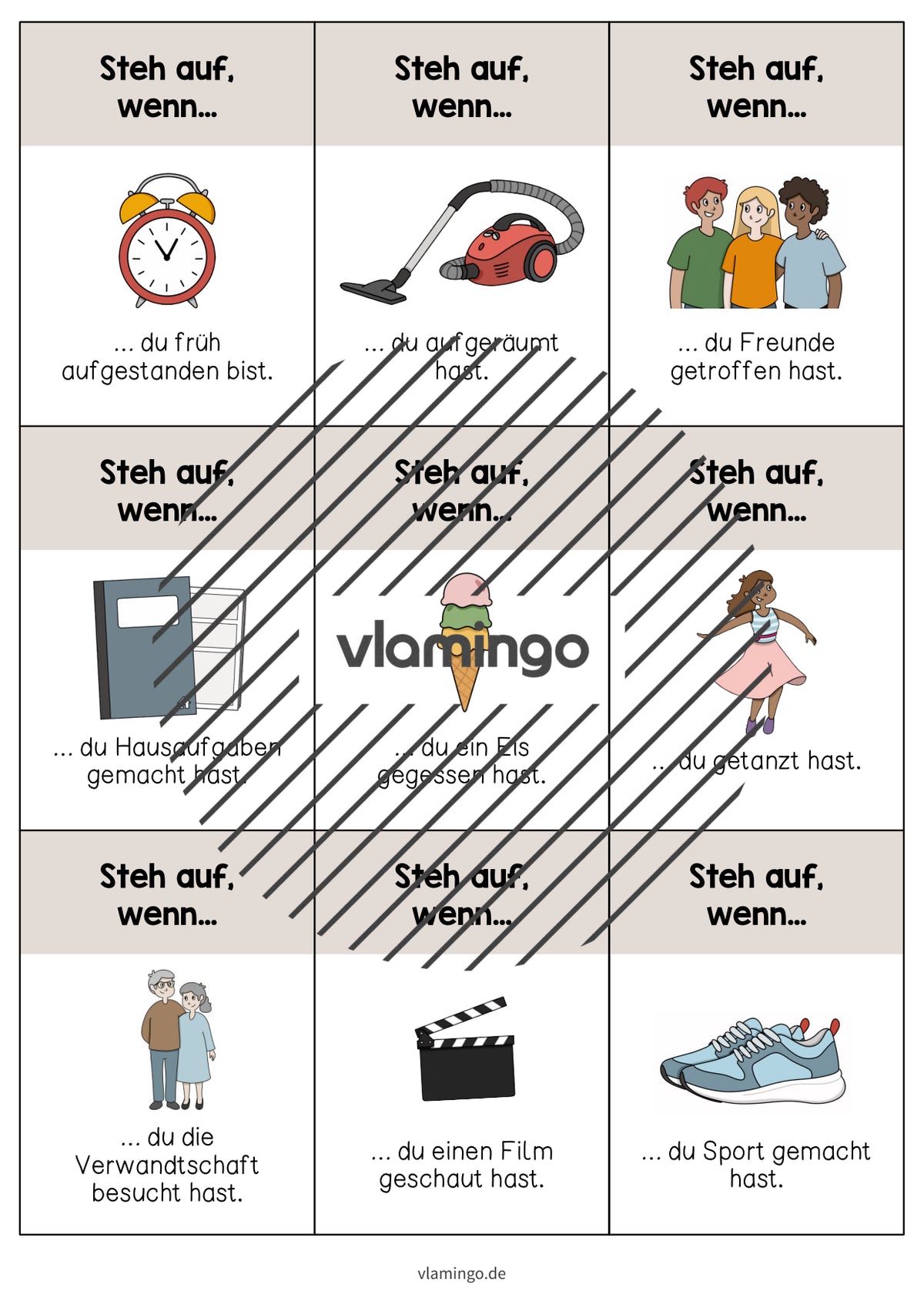Steh auf, wenn... - Bewegungsspiel für den Schulstart nach dem Wochenende (Kindergarten & Schule)