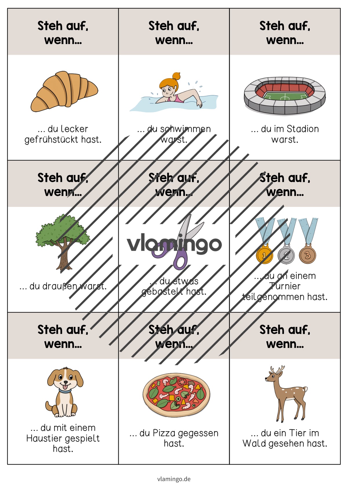 Steh auf, wenn... - Bewegungsspiel für den Schulstart nach dem Wochenende (Kindergarten & Schule)