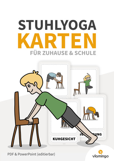 Kinderyoga: 35 Stuhl-Yoga-Karten für Kinder (zuhause, Kita & Schule)