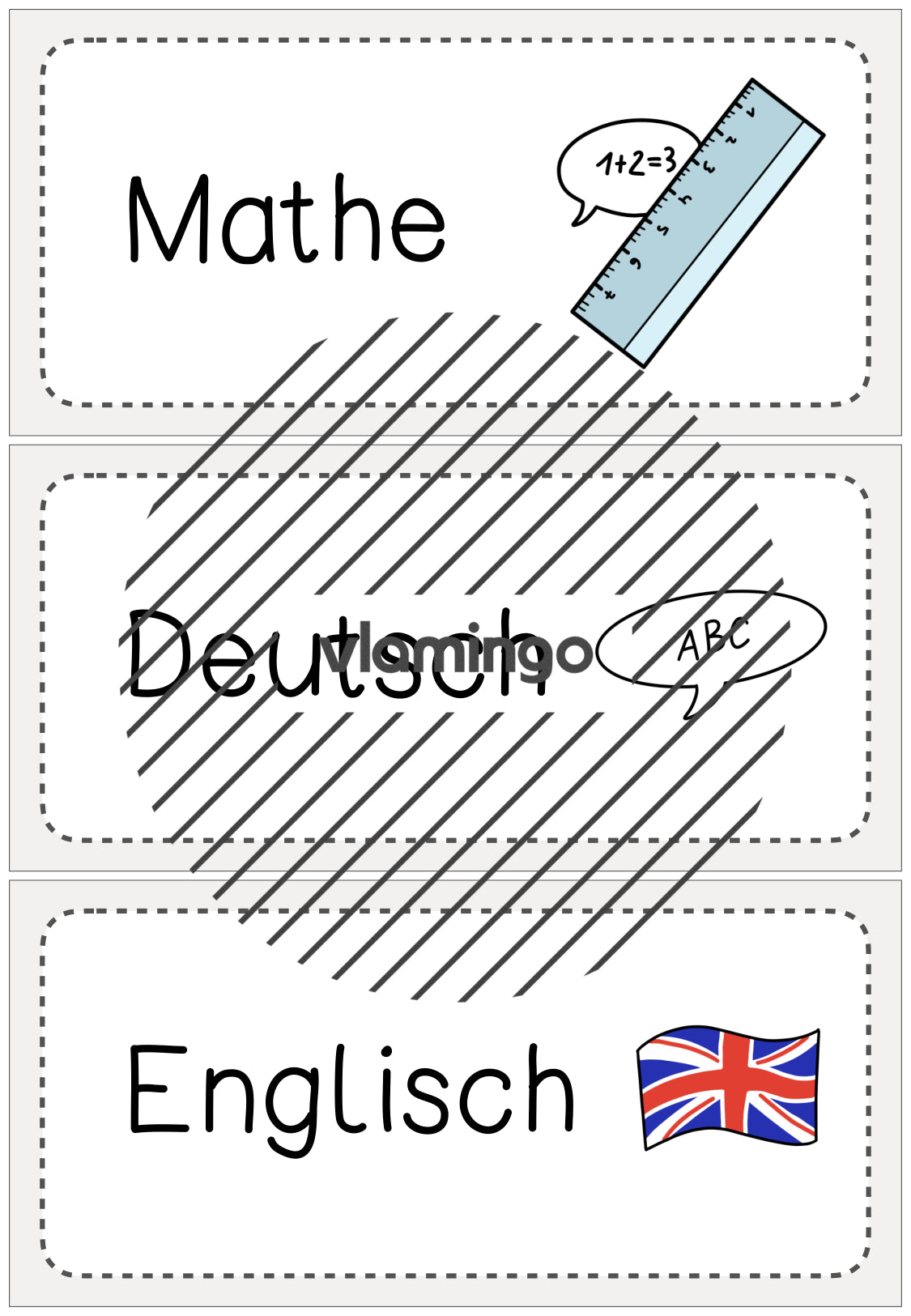 Stundenplan: 50+ Bildkarten für den Klassenraum